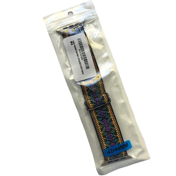 Elastic Stretchy Band Apple Watch 42/44/45mm Adjustable Buckle Colorful NEW - Picture 9 of 9